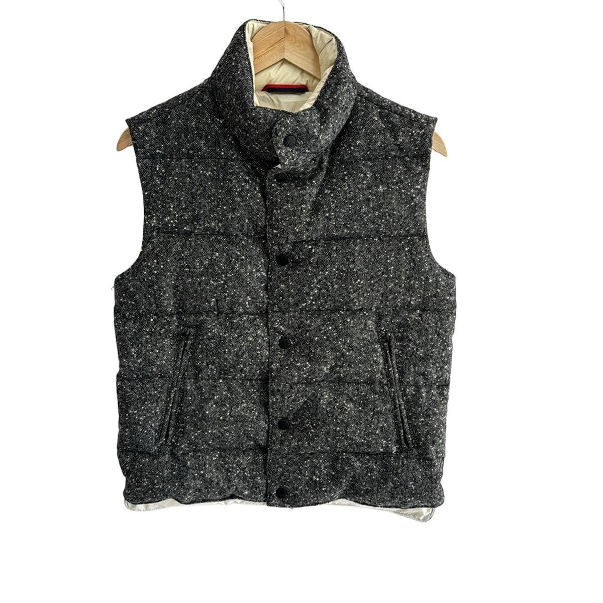 MONCLER グレー ダウンベスト MONCLER コムデギャルソン ダウンベスト グレー M アウトレッ
