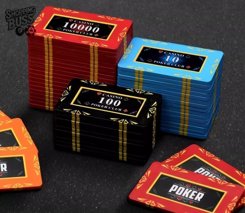 30グラムポーカーチップカジノゲームクレイテキサスホールデムブラックジャックポーカーチップ$
