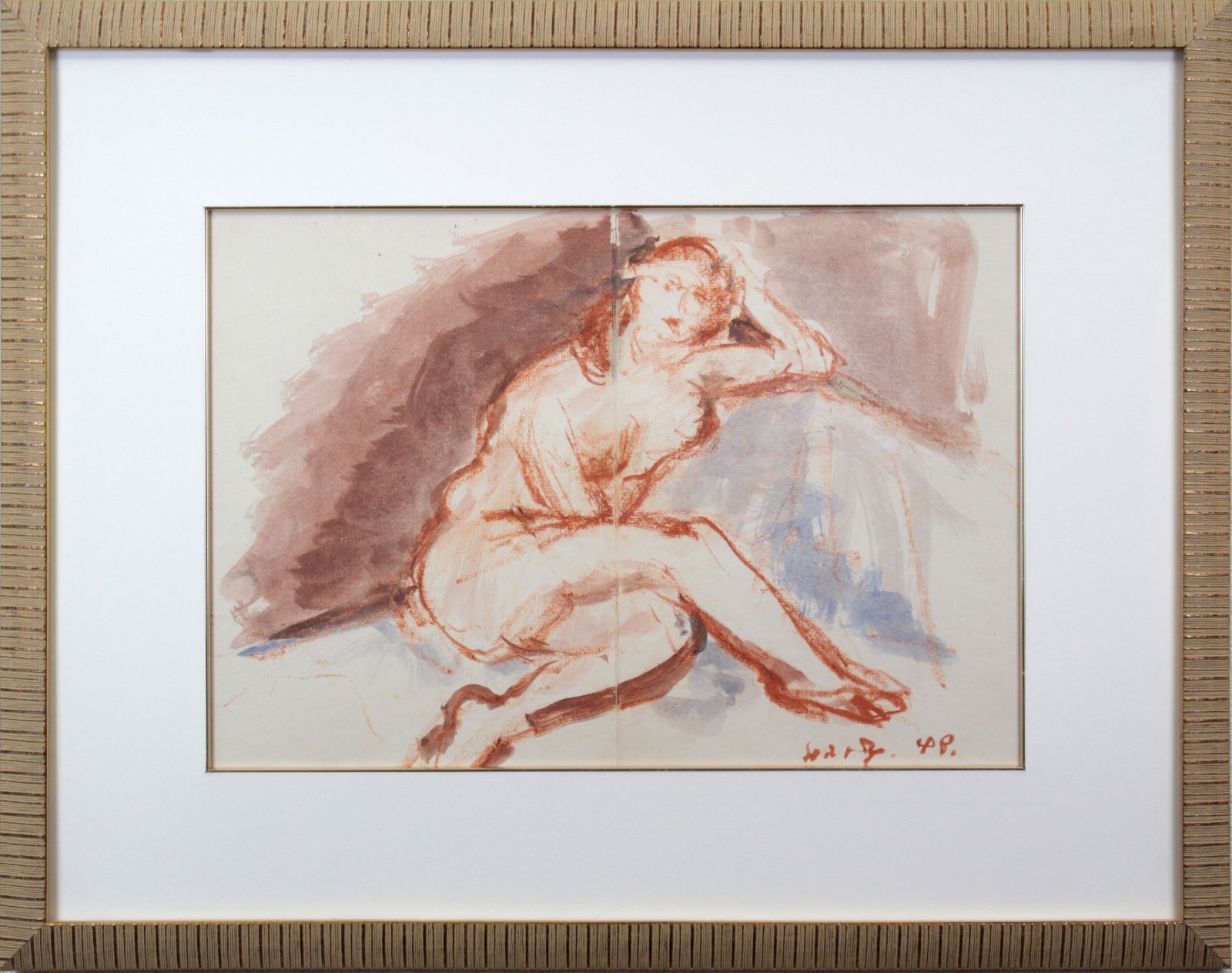 原 精一『裸婦』油彩画 絵画 - 北海道画廊