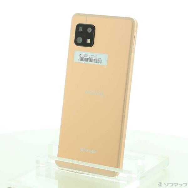 品〕 AQUOS sense6s お買い得品 64GB ライトカッパー SH-RM19s 楽天