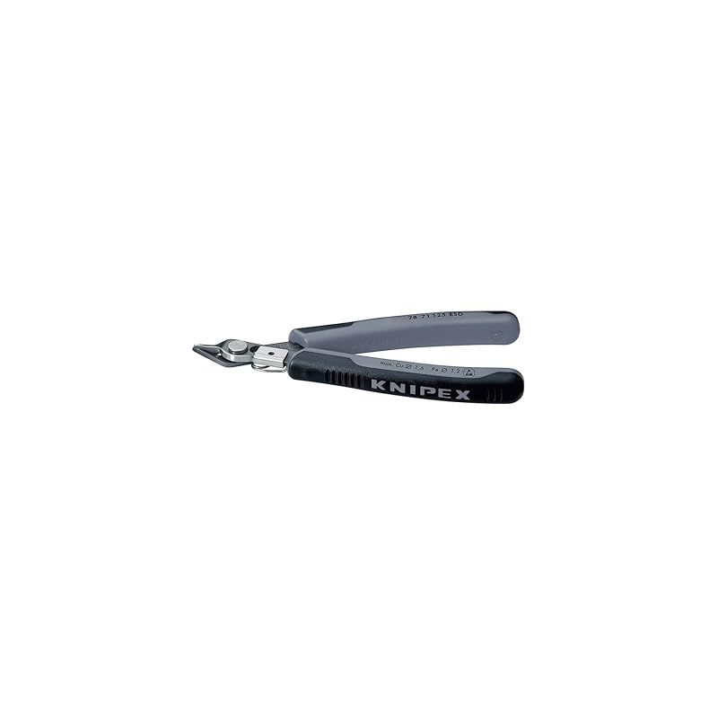 クニペックス KNIPEX 7871-125ESD エレクトロニクス スーパーニッパー 0