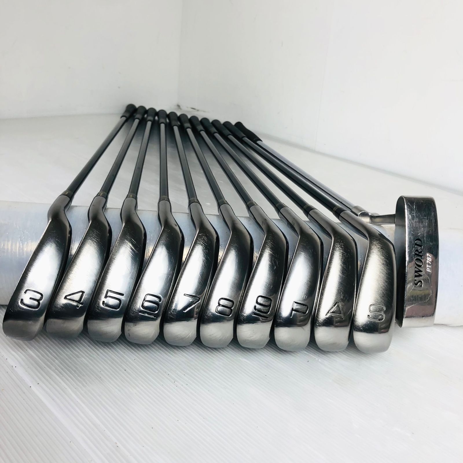 豪華16本 KATANAカタナ ツルヤ メンズゴルフ クラブセット 入門 バッグ KATANAゴルフ他 メンズ中級者向け11本＋キャディバッグセット