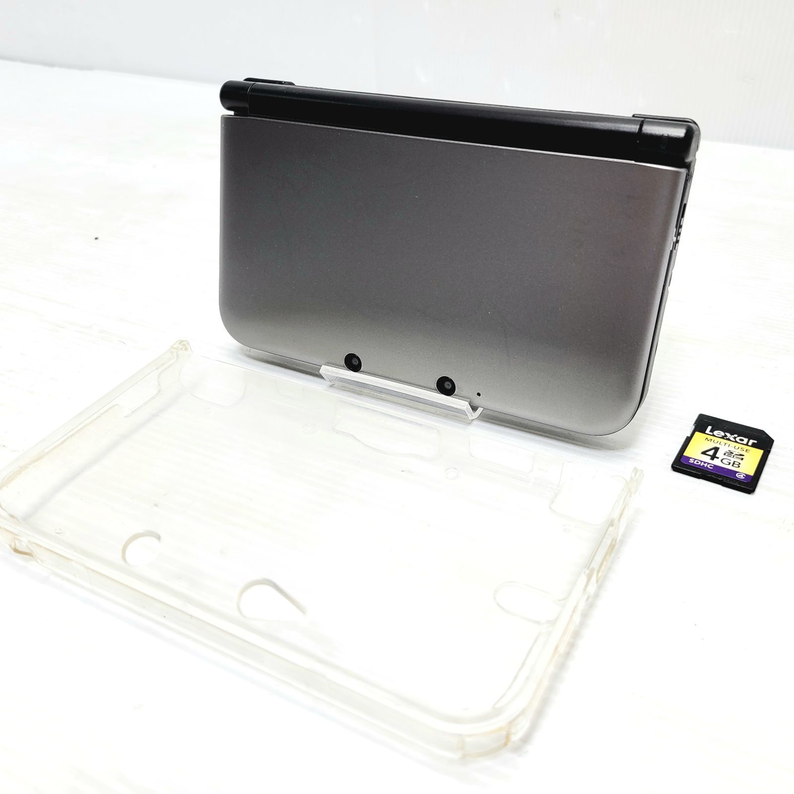 ニンテンドー3DS LL シルバー 本体 プロテクトケース付き