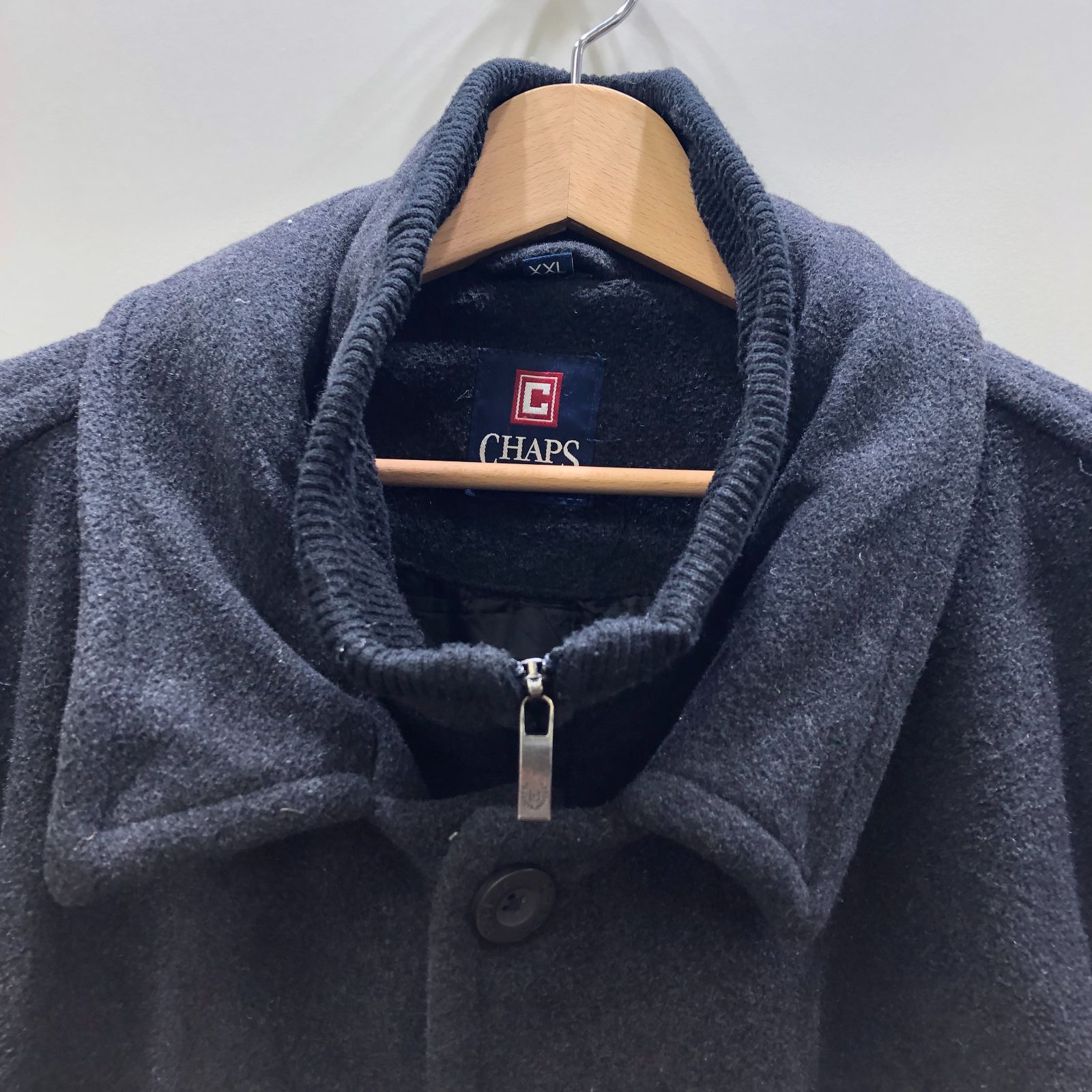 CHAPS EST.1978 チャップス ラルフローレン レイヤード風 ハーフコート 