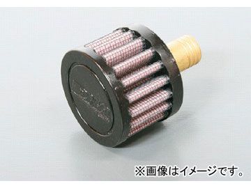 2輪 アクティブ DNA クランクケースベントフィルター ラウンドストレート(ラバートップ/アルミベース)/φ19 CV-19M JAN：4538792468242