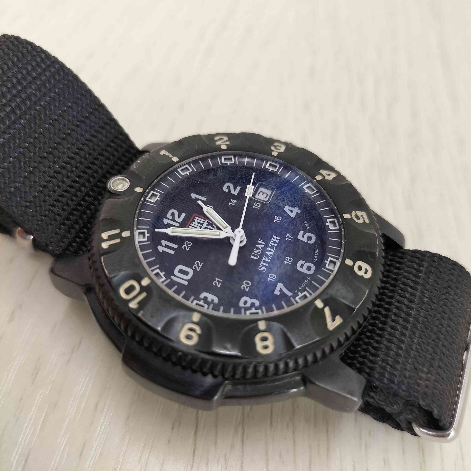 ルミノックス LUMINOX SERIES 3400 F-117 NIGHTHAWK クオーツ 腕時計  