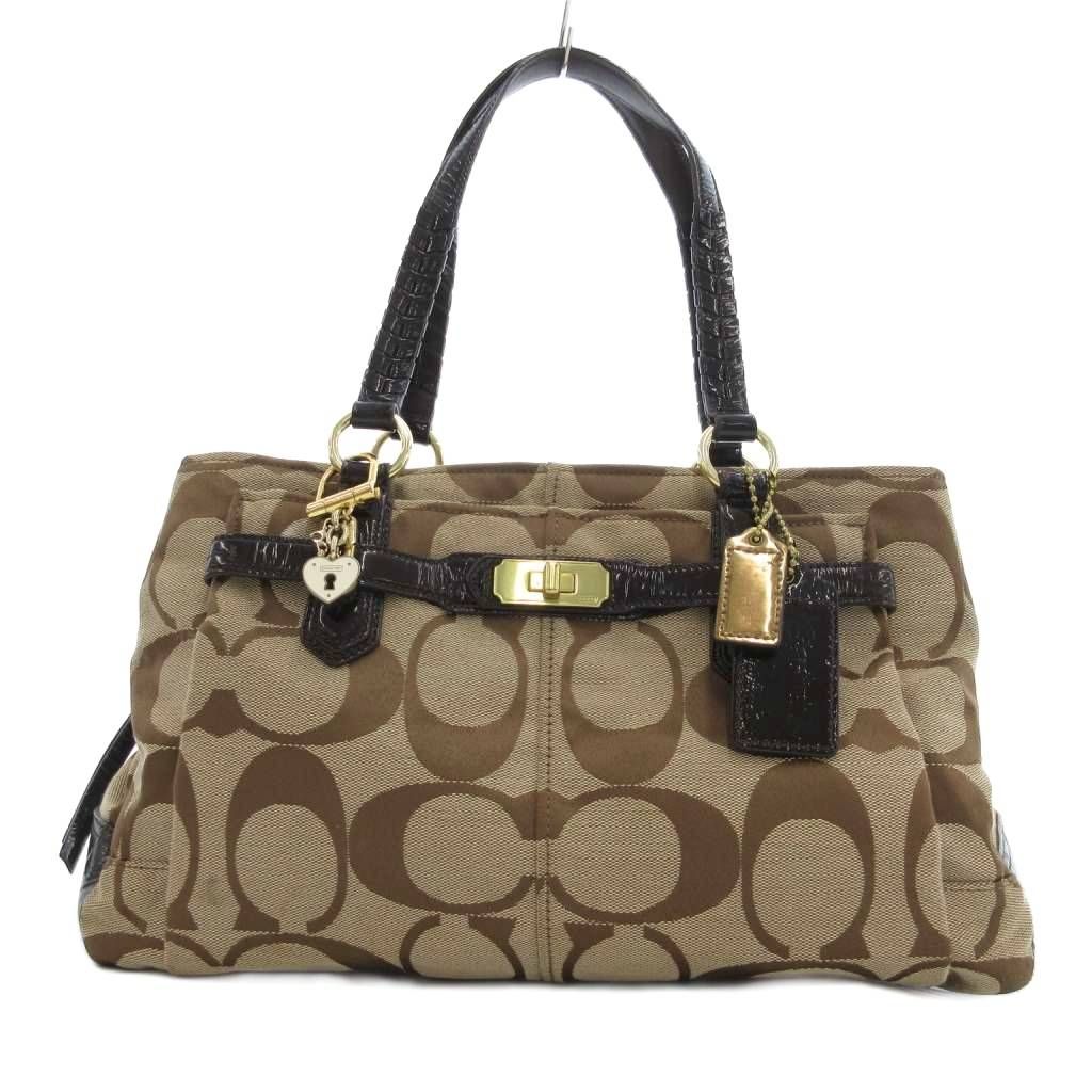 コーチ COACH 18966 シグネチャー ハンドバッグ トート 肩掛け
