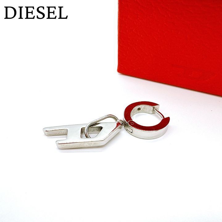 DIESEL メンズピアス(片耳用) DIESEL ディーゼル 片耳ピアス メンズアクセ シルバー 中古