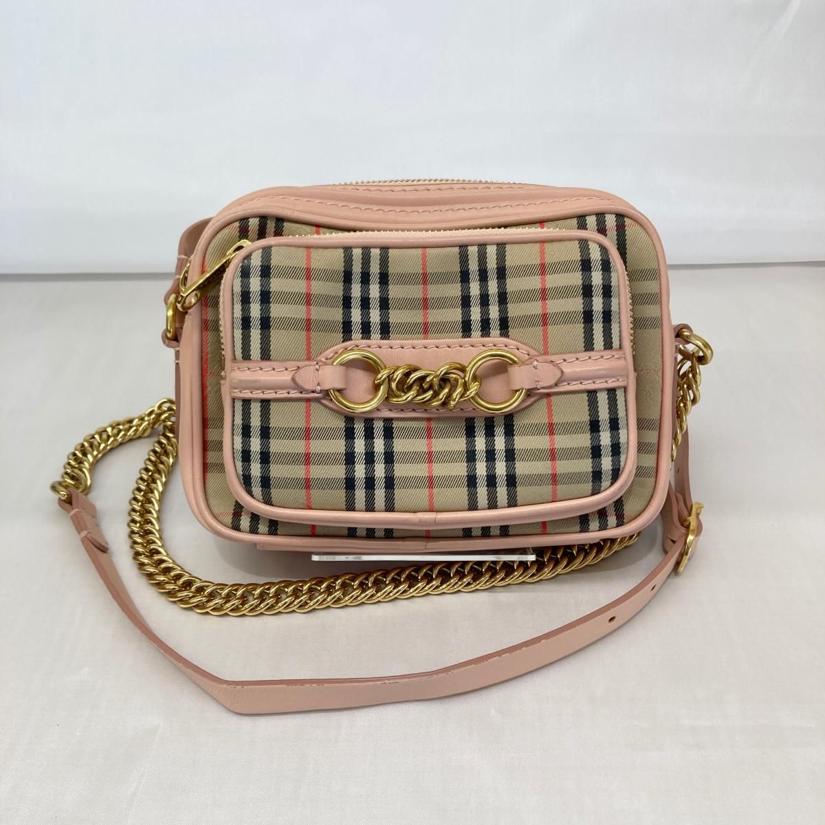 バーバリー THE LINK ベージュ ウエストバッグ / ショルダーも BURBERRY バーバリー ショルダーバッグ レディース ベージュ