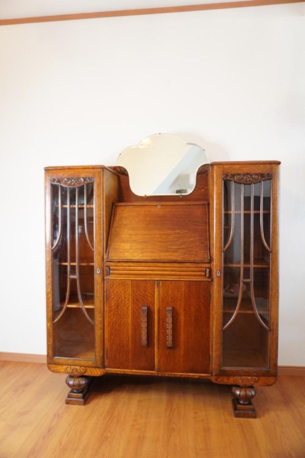 イギリス アンティーク サイドバイサイド ライティンビューロー