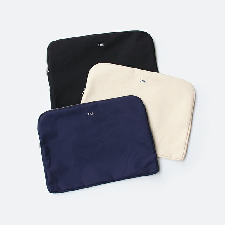 新品】【1点販売】THE[ザ] THE POUCH (L) [フラットポーチ コットン 綿