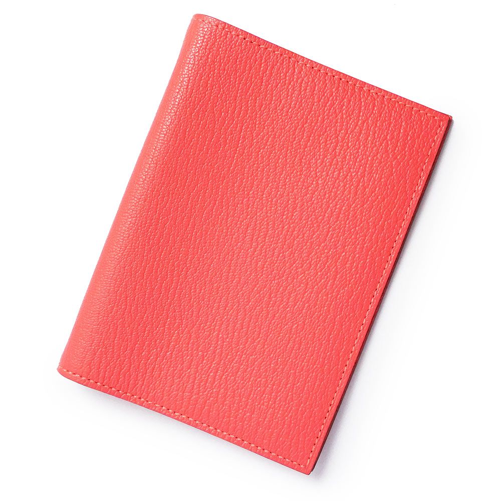 エルメス アジェンダ GM 手帳カバー シェブル シェーブルミゾール レザー ローズリップスティック ピンク シルバー金具 X刻印 HERMES