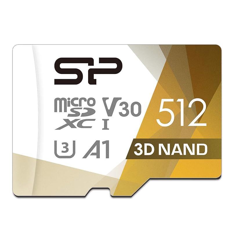 シリコンパワー SP Silicon PowermicroSD カード 512GB【Nintendo Switch 動作確認済】 4K対応 class10 UHS-1 U3 最大読込100MB/s 3D Nand SP512GBSTXDU3V20AB