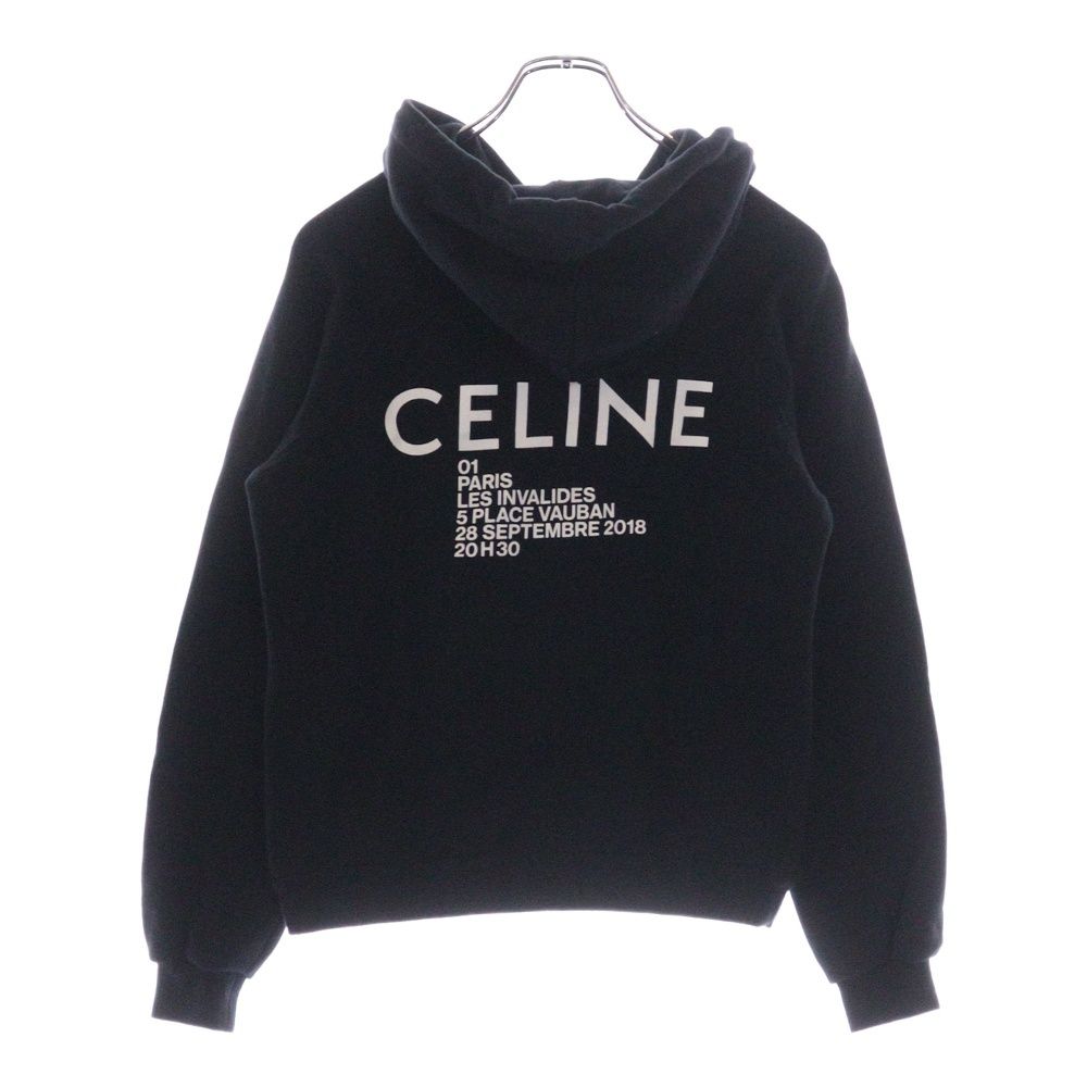 CELINE (セリーヌ) バックプリント プルオーバーパーカー