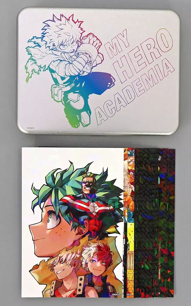 中古】キャラカード 集合 缶入りホロカードセット(全24枚・48
