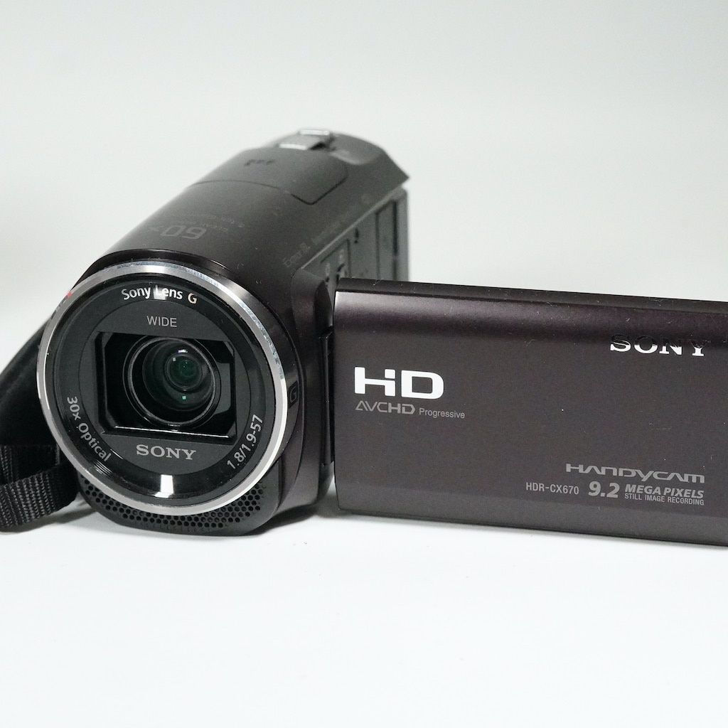 SONY ソニー HDR-CX670 ブラウン 動作OK 1週間保証 /1223 - メルカリ