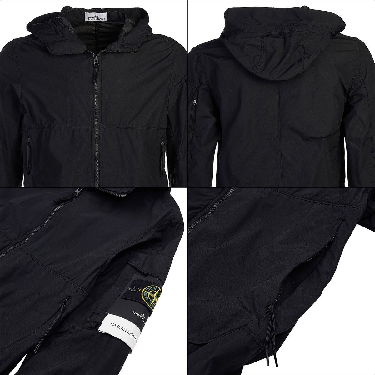 ストーンアイランド ブラック ナイロンジャケット 2 STONE ISLAND ストーンアイランド 761540632 V0029 ブラック