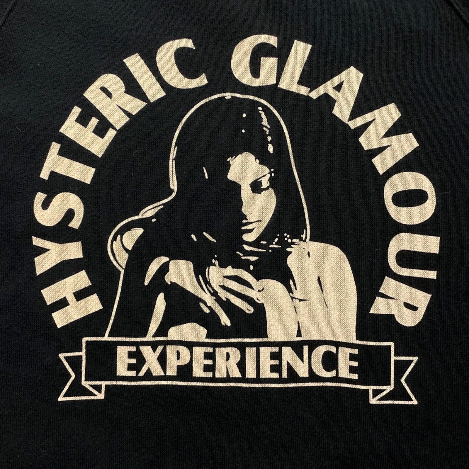 02904【希少デザイン】ヒステリックグラマー / HYSTERIC GLAMOUR☆ヒスガール EXPERIENCE ロゴ スウェット