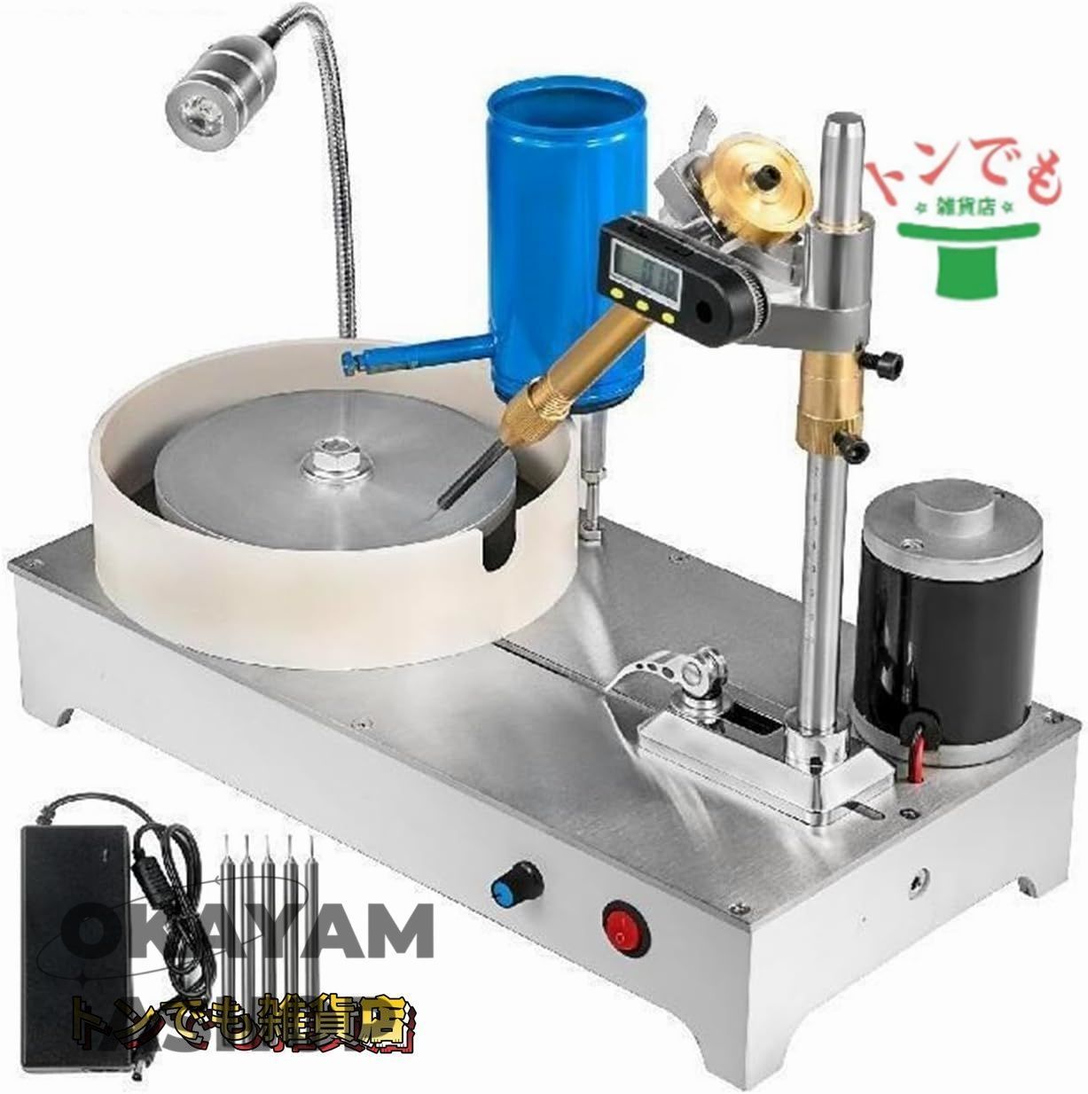品質保証 ジュエリー研磨機 1800|2800 RPM ポリッシャー 宝石 研磨機 研削用 Color With Water Bucket 切断 彫刻 掘削