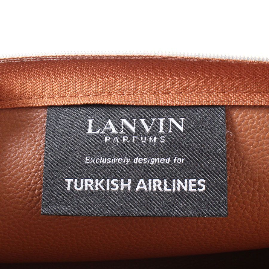 MOD25147 未使用 LANVIN ランバン トルコ航空 ポーチ ビジネスクラス