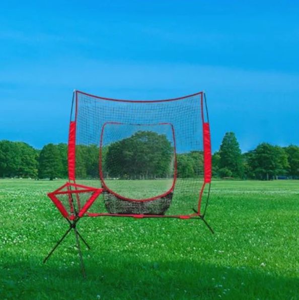 トスバッティング用ネットとボールのセット ユニックス 野球用