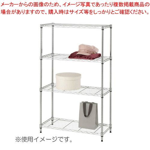 システムワイヤーシェルフ セット品(幅74.5×奥行34.5cm) SW19-75124 ドウシシャ