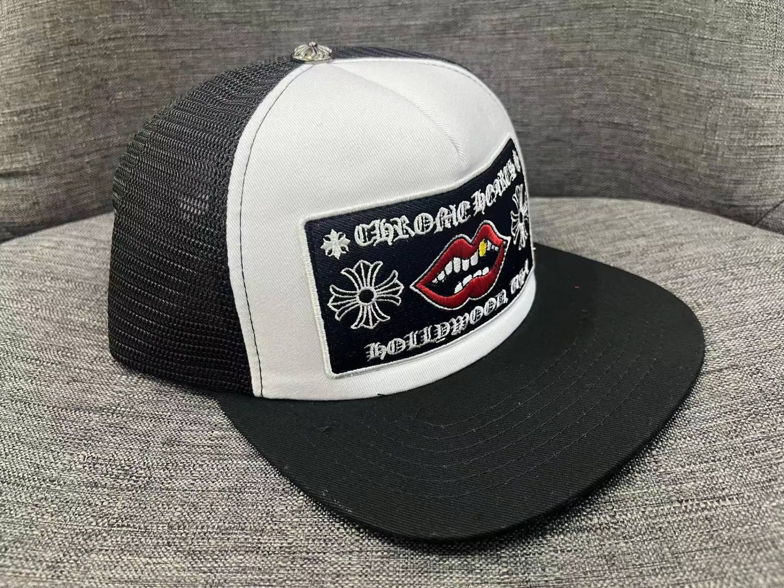 新品 Chrome hearts クロムハーツ  刺繍 CAP キャップ ホワイト