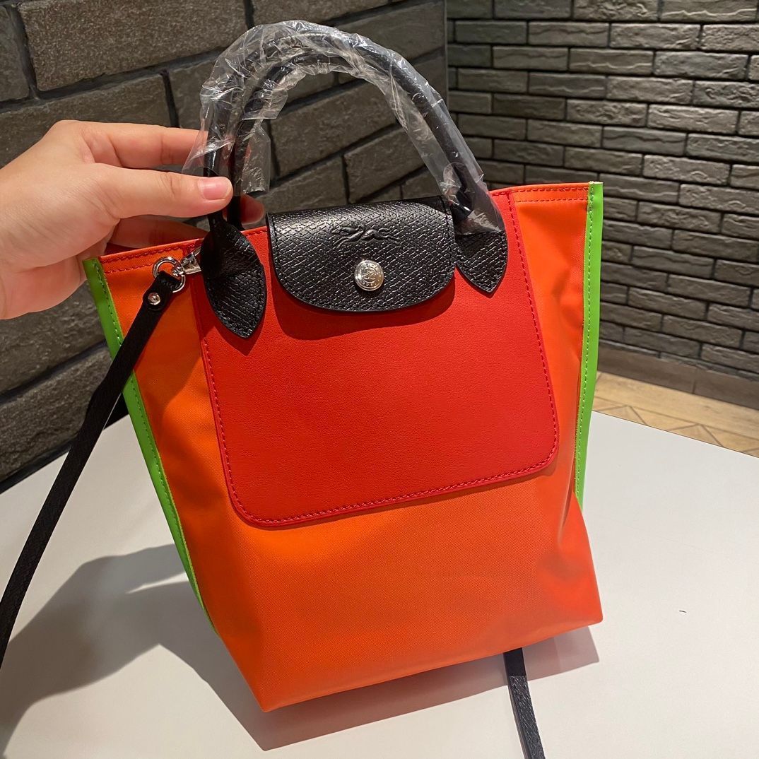 LONGCHAMP ロンシャン ル プリアージュ リプレイ トートバッグ ショルダーバッグ レディース カバ ロンシャン Re-Play 10263  093 オレンジ - メルカリ