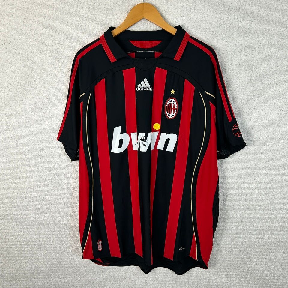 【即納！最大半額！】 adidas アディダス 00s ACミラン ユニフォーム ゲームシャツ XL ウェア
