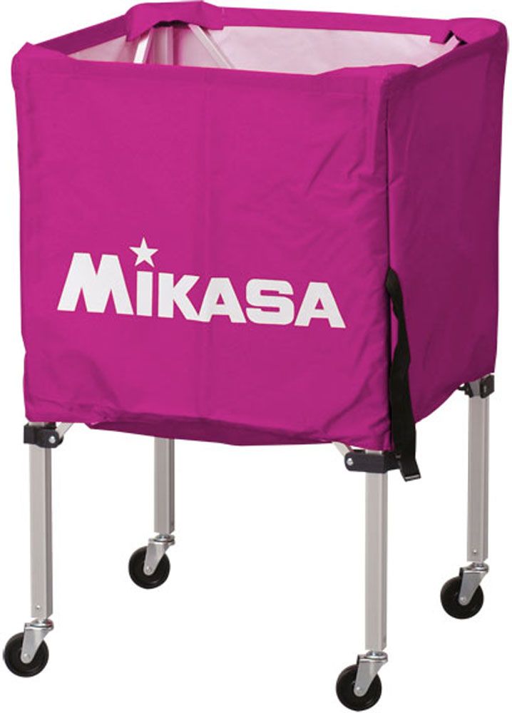 ミカサ MIKASA ワンタッチ式ボールカゴ3点セット フレーム 幕体 キャリーケース 学校 体育 授業 クラブ 部活 BCSPSS V バイオレット