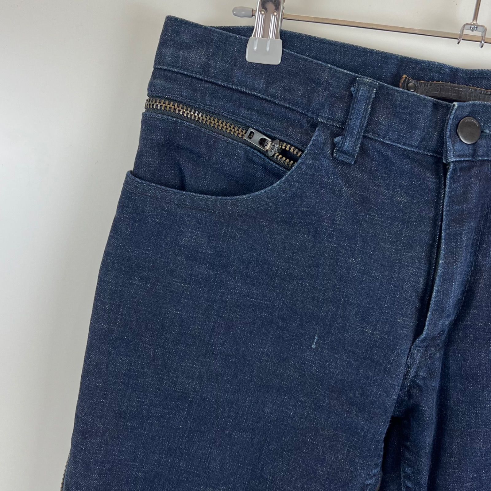 DIET BUTCHER SLIM SKIN 00s JP archive zip skinny denim pants 1 