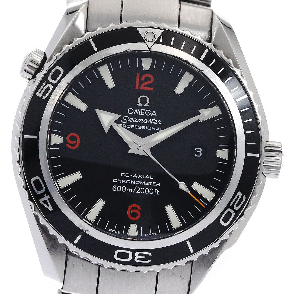 オメガ OMEGA 2200.51 シーマスター プラネットオーシャン デイト コーアクシャル 自動巻き メンズ 保証書付き_901210 オメガ OMEGA 2200.51 シーマスター プラネットオーシャン デイト