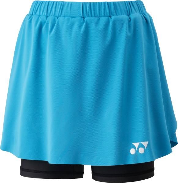 【新品・5営業日で発送】YONEX ヨネックス ウィメンズスカート(インナースパッツツキ) (26181) 色 : セルリアンブルー サイズ : XO 