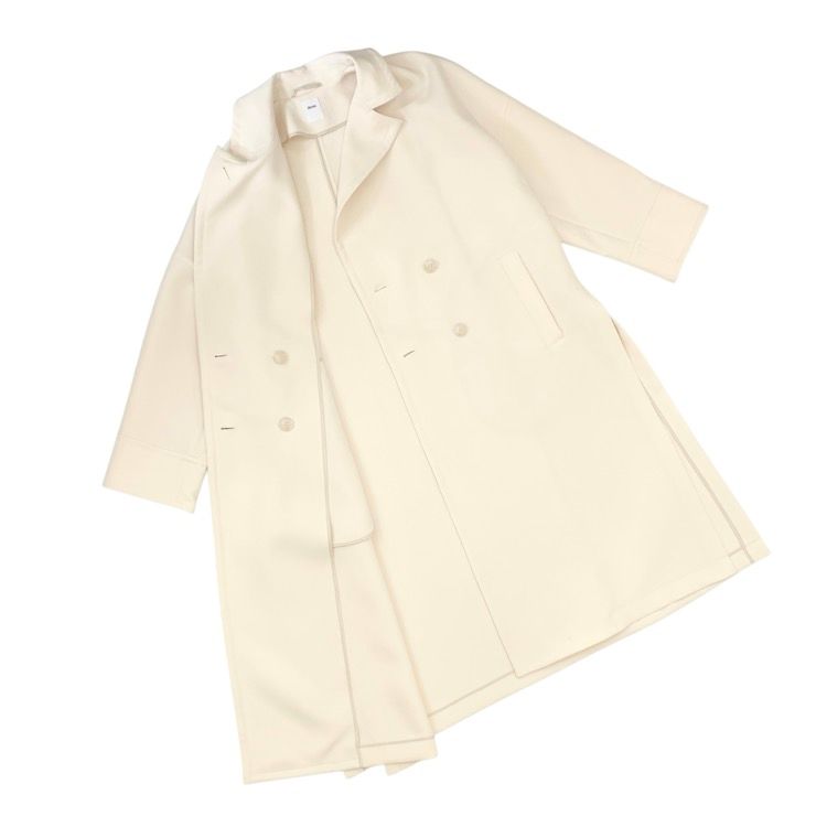 新品未使用タグ付き【deres デレス】スプリングコート コート deres デレス Willow feather spring coat オーバーサイズ
