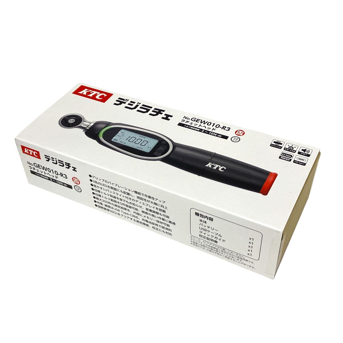 KTC 京都機械工具 デジラチェ GEW010-R3 トルク測定 S10065396