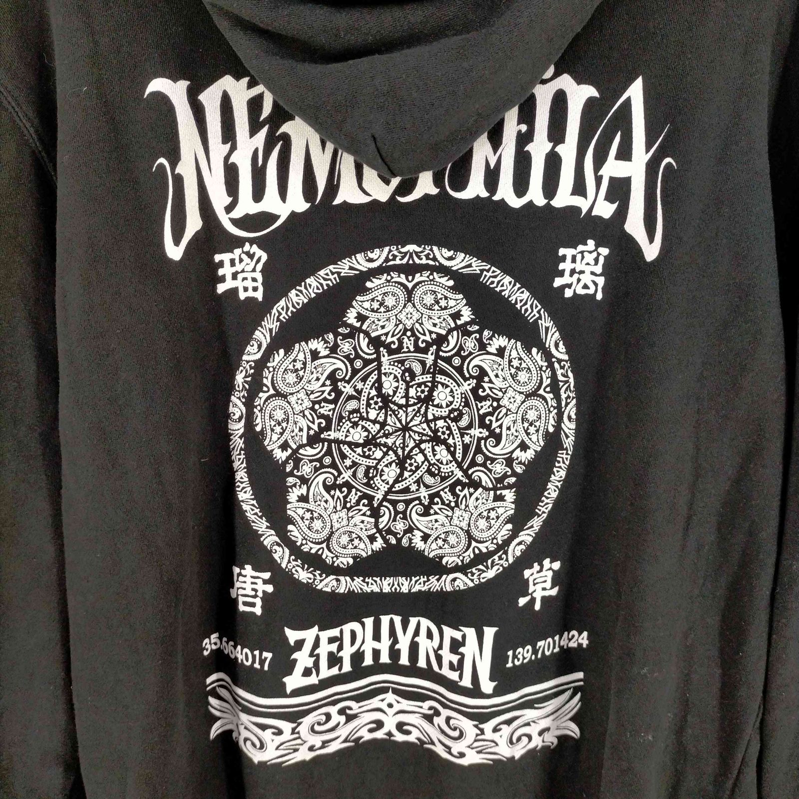 ゼファレン ZEPHYREN NEMOPHILA ZIP hoodie メンズ XL - メルカリ