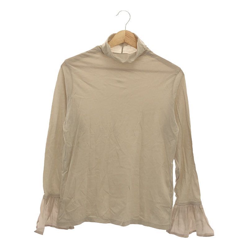 JOURNAL STANDARD relume / ジャーナルスタンダードレリューム | 2023SS | シフォンカフスタートルネックTEE | F | レディース