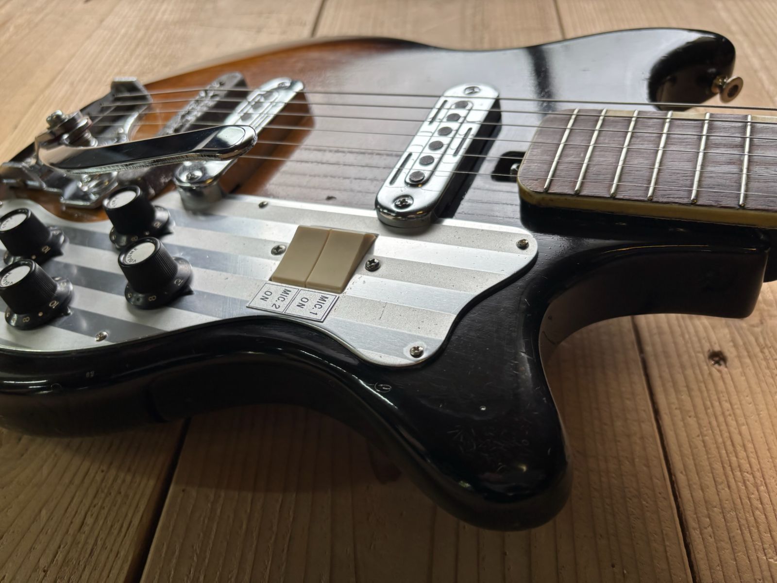 TEISCO MJ-2L テスコエレキギター 60年代ビンテージ 昭和レトロ 加山