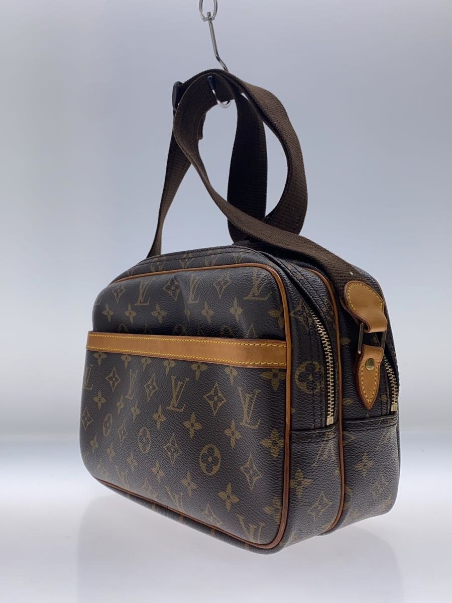 LOUIS VUITTON リポーターPM_モノグラム・キャンバス_BRW PVC ブラウン モノグラム - メルカリ