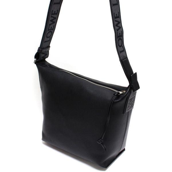 LOEWE☆25SS Cubi クロスボディ バッグ BLACK UNISEX LOEWE 25SSモデル ロエベ メンズ CUBI CROSSBODY SMALL