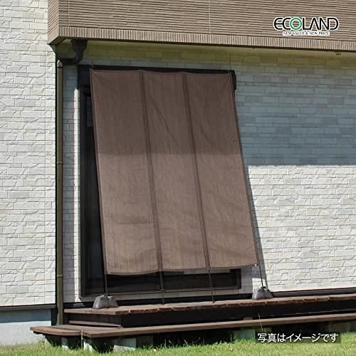 タカショー 日よけ 洋風タテス 約W190×H270cm モカ まぶしい所に立てかけるだけシェード 目隠し ベランダ