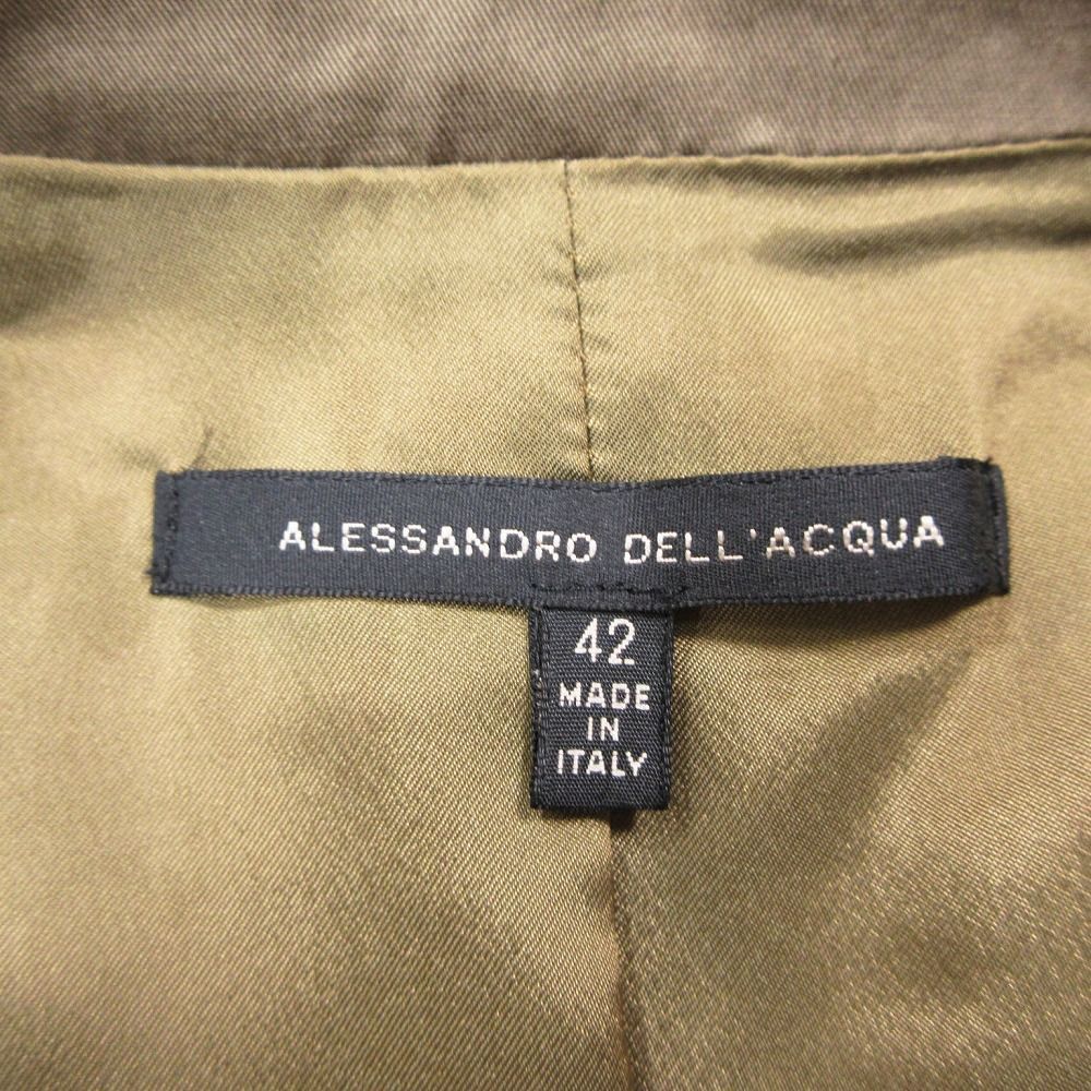 イタリア製　アレッサンドロ デラクア １Bウールジャケット 46