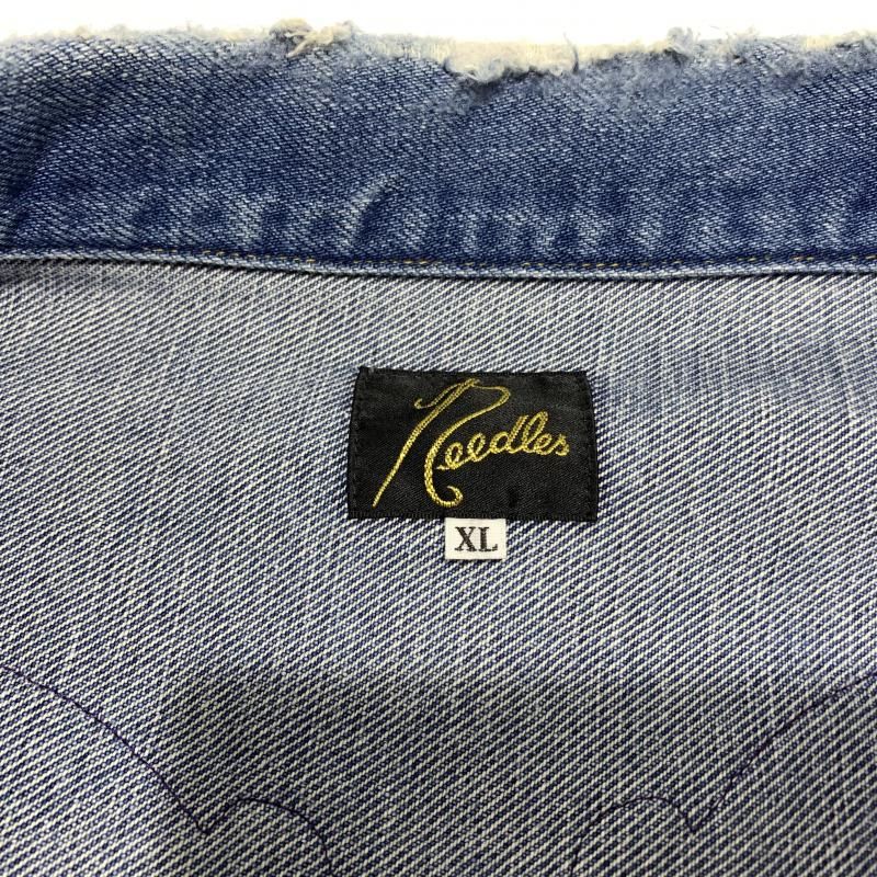 中古】NEEDLES 22SS Papillon Patches Jean Jacket サイズXL