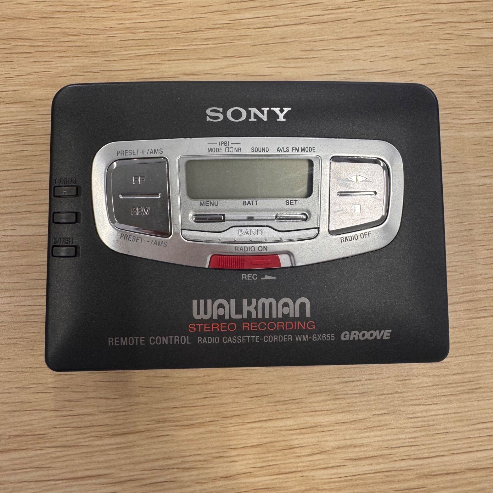 SONY WALKMAN カセットウォークマン WM-GX655 カセットウォークマン Sony WM-GX655 銀色「整備済み、完動超美品」