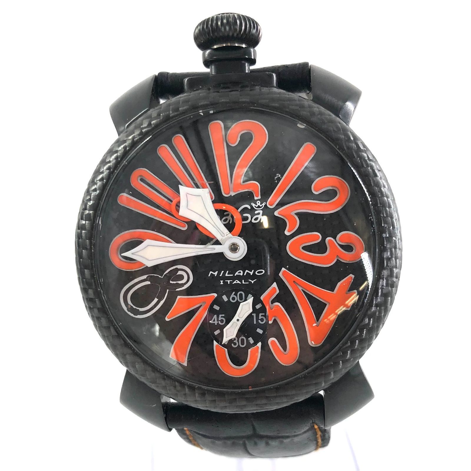 GAGA MILANO MM48 ガガミラノ　ジャンク 楽天市場】GaGa MILANO【ガガミラノ】6056.6 マヌアーレ クロノグラフ