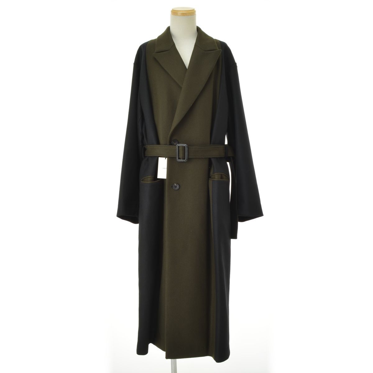 stein oversized Maxi-Length Double Coat - ジャケット・アウター