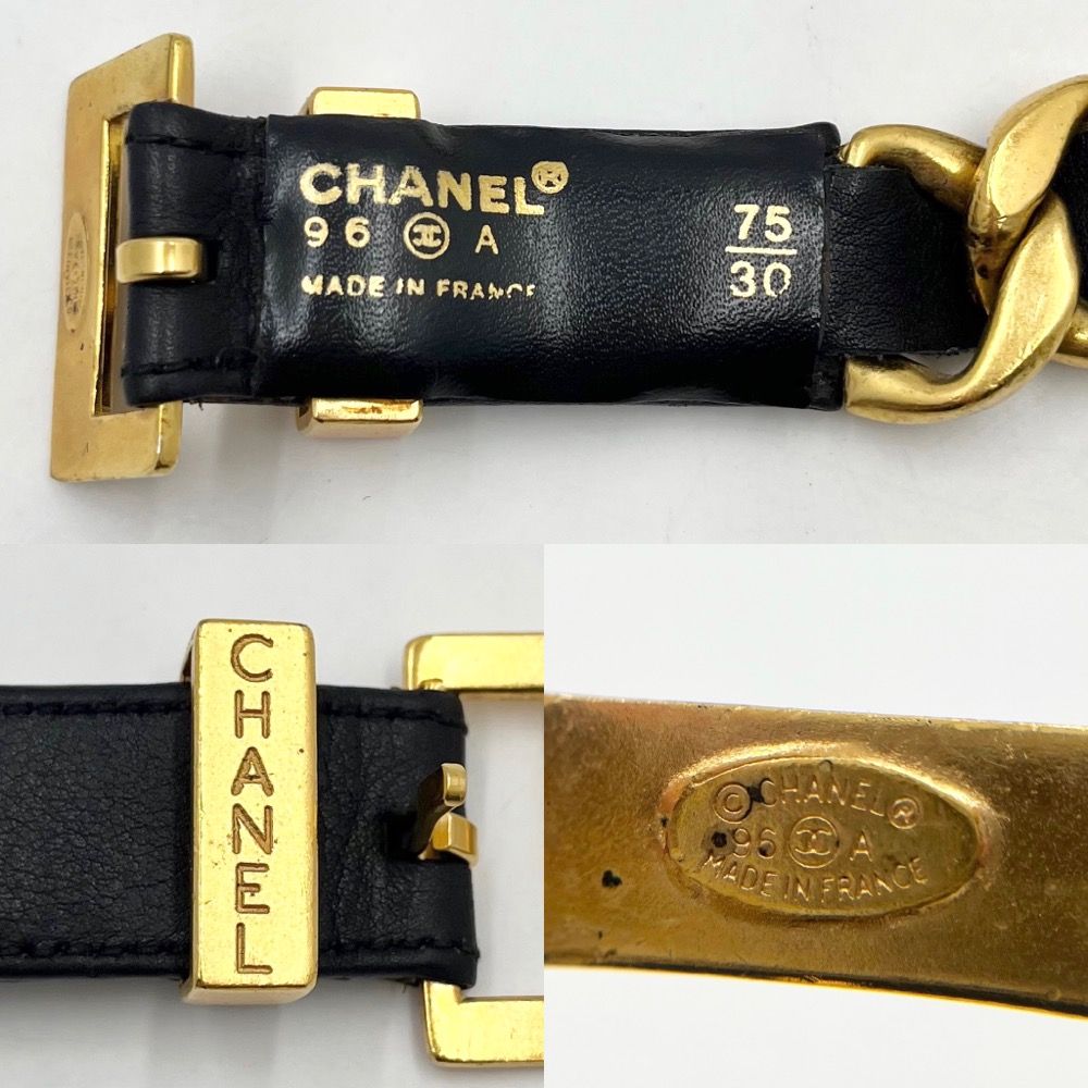 70年代ビンテージ シャネル CHANEL ベルト 楽天市場】CHANEL シャネル ベルト ブラック 黒 70/28 メタル