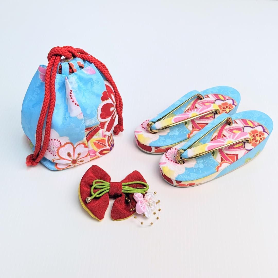 七五三 五歳 男児 羽織・着物・襦袢3点セット 金刺繍 紺地 鷹 綸子地 5