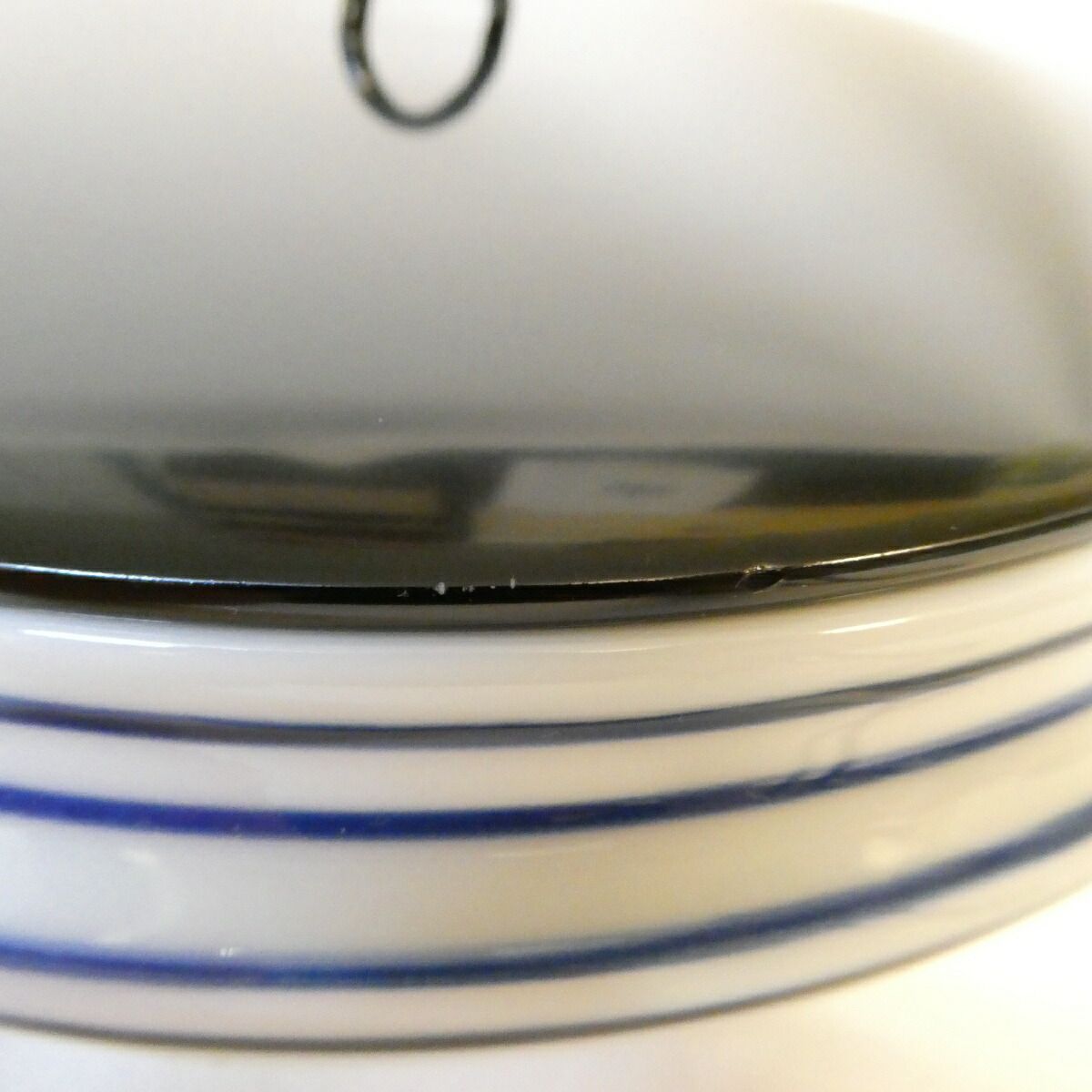 茶道具 水指 桜川 平安御室 共箱 1円 茶道具染付桜川水指