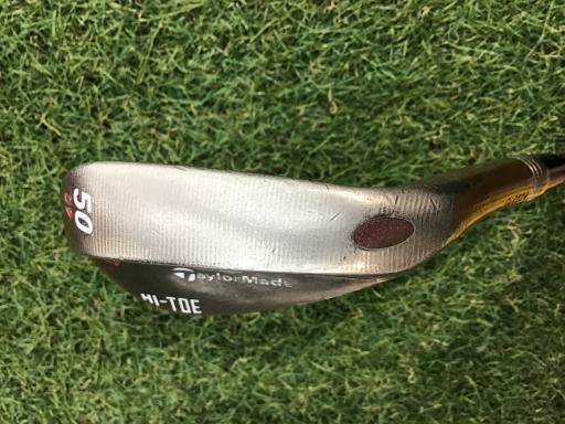 テーラーメイド Taylor Made MILLED GRIND HI-TOE 50°|09° ウェッジ WG 純正特注シャフト フレックスR メンズ 男性用 右利き 右用 Cランク ゴルフクラブ